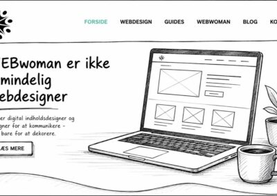 Skal der være link i topmenu på forsiden – er logo-link nok?