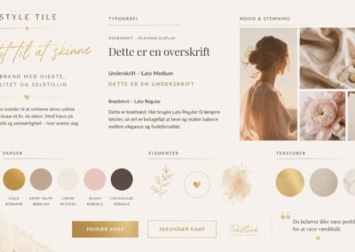 Brug mood board og style tile som første trin til et flot website