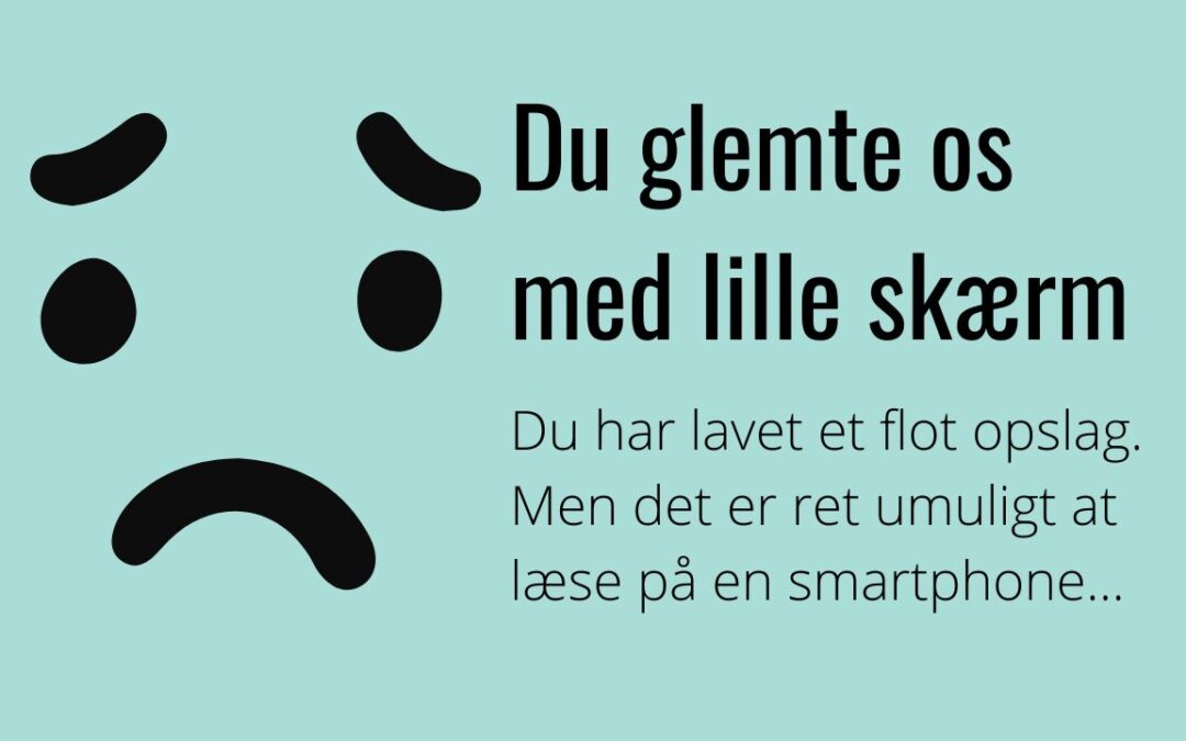 ØV! Jeg kunne ikke læse din tekst…